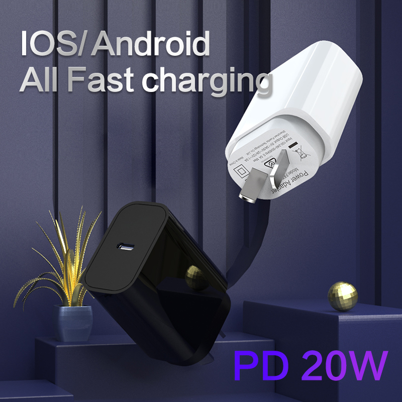 AU Spec PD 20W fast charging Power Adapter for iPhone 13/14/15