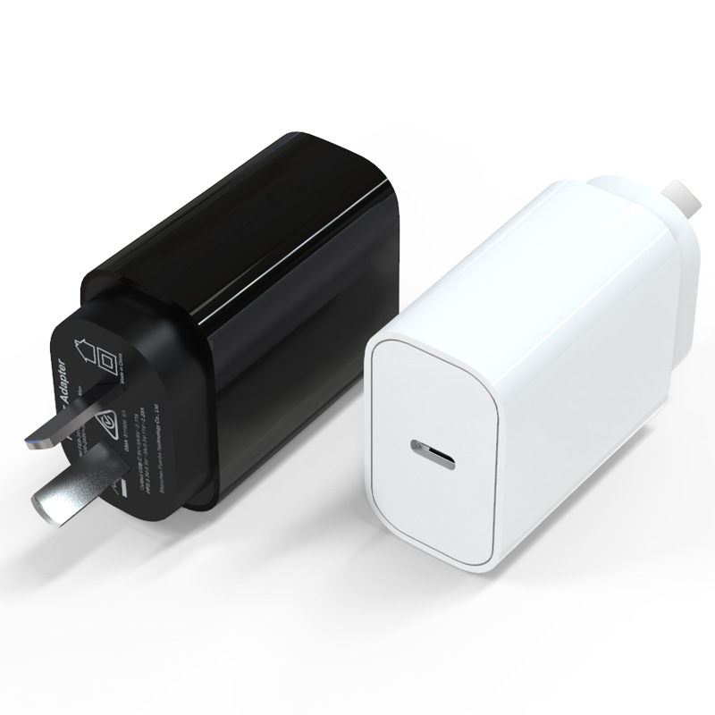 AU Spec SAA Certification PD 25W Type-C charger For Apple Huawei