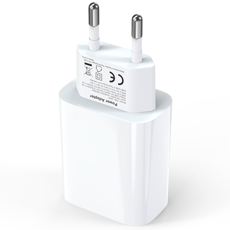 EU Spec PD 30W Fast Charging Adapter CE Certification For Apple Macbook iPad Samung Tablet