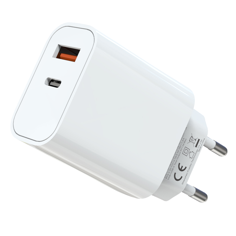 EU Spec PD+QC GaN 30W Fast Charger Customised SAA Certified Dual Port QC 3.0