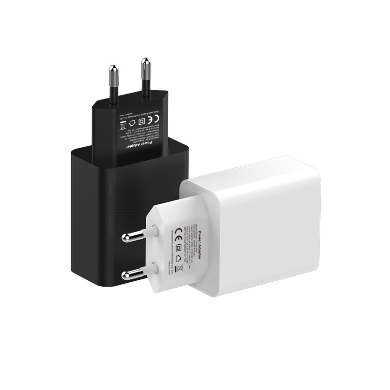 EU Spec PD+USB 25W Fast Charger Customised Rohs CE Certified Dual Port QC 3.0