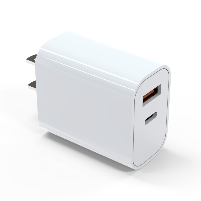 Jan Spec PD+QC 25W Fast Charger Customised PSE Certified Dual Port QC 3.0 For Apple Sumsung