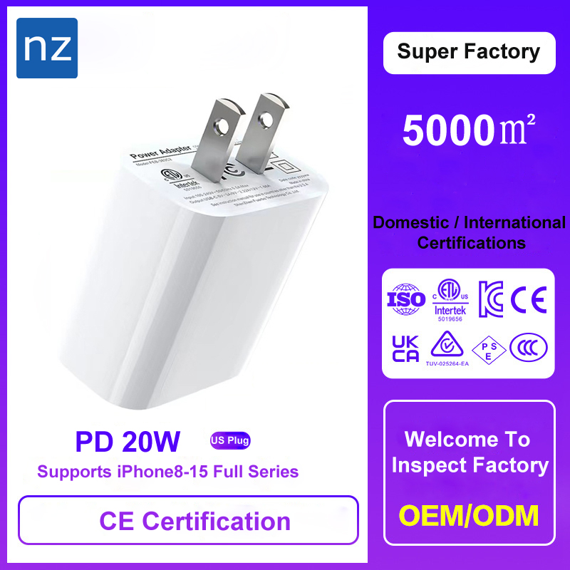 US Spec PD 20W fast charging Power Adapter for iPhone 13/14/15