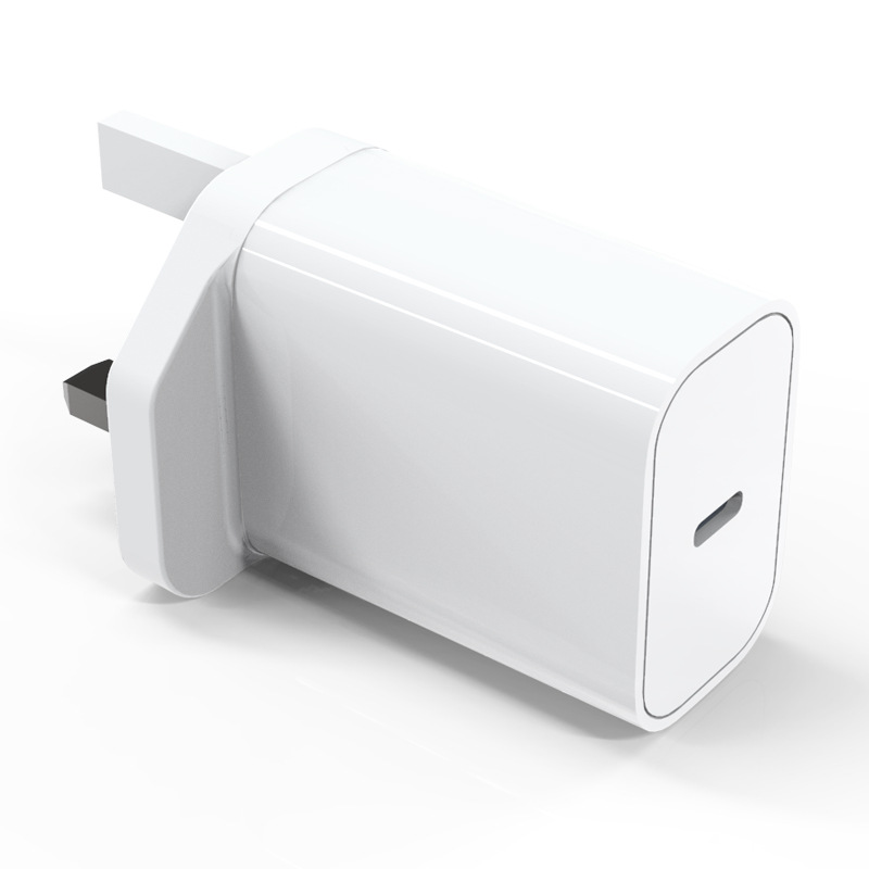 UK Spec PD 20W 5V 3A Fast Charging Power Adapter for iPhone 13/14/15