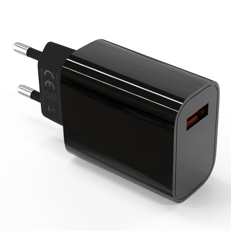 EU Spec QC3.0 18W GaN Fast Charger CE Certified For Samsung Xiaomi Huawei