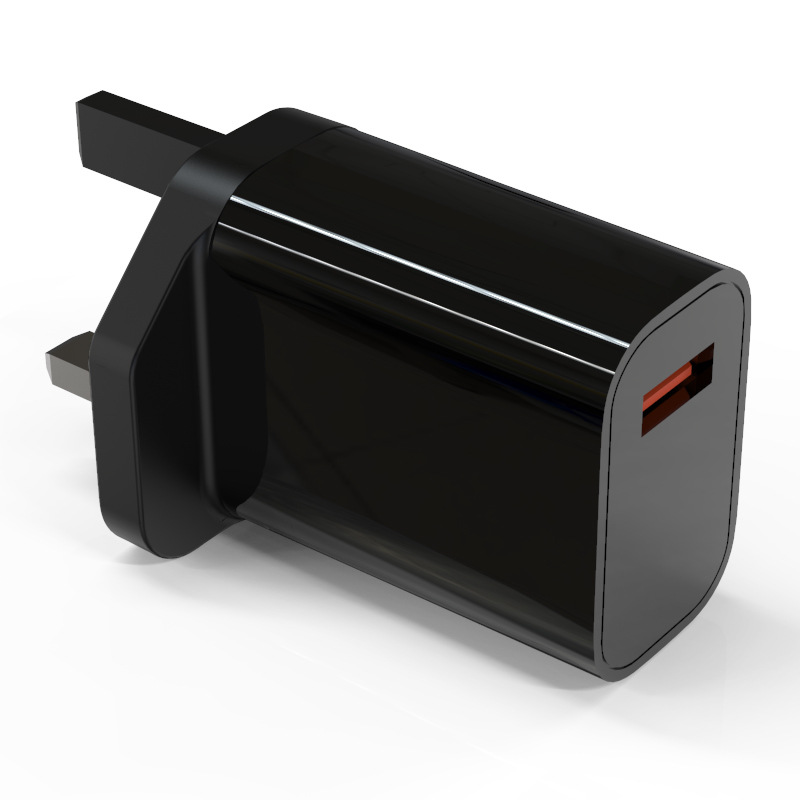 UK Spec QC3.0 30W GaN Fast Charger UKCA Certified For Samsung Xiaomi Huawei
