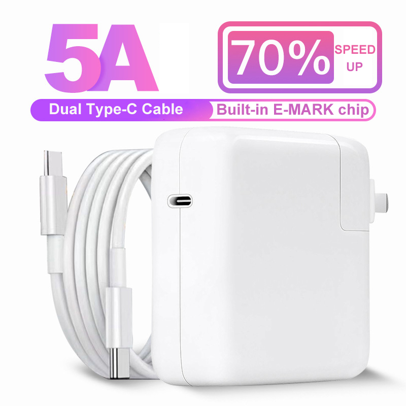 For Macbook Power Adapter Charger PD 87W Fast Charging CE FCC Certification