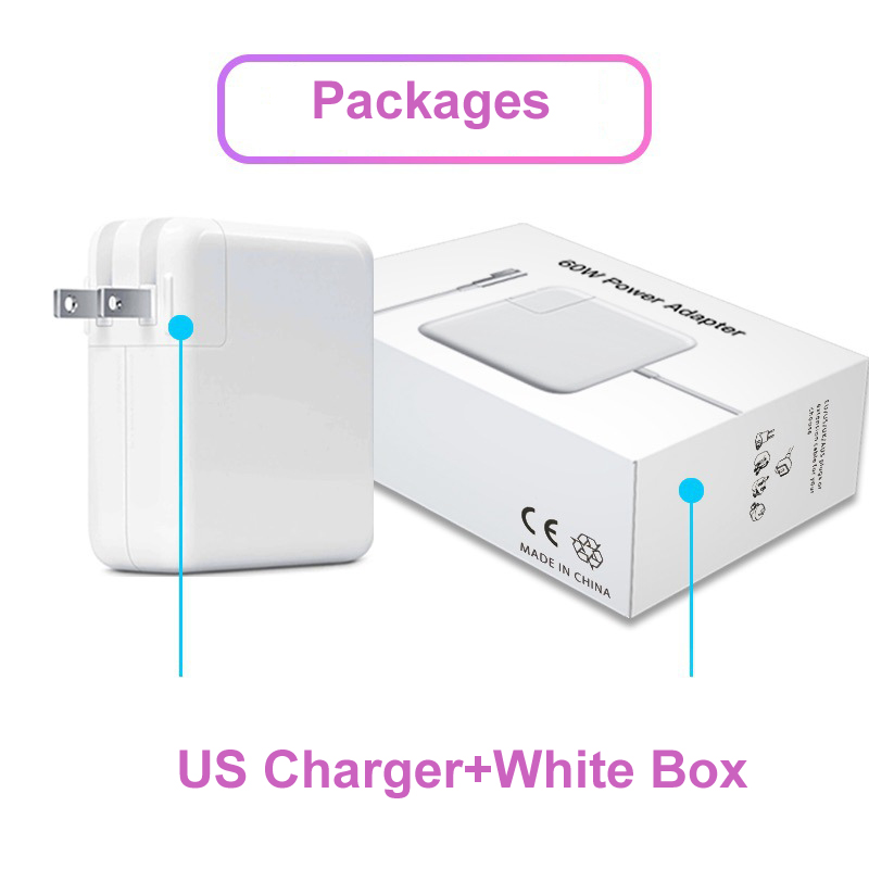 For Macbook Power Adapter Charger PD 61W Fast Charging CE FCC Certification