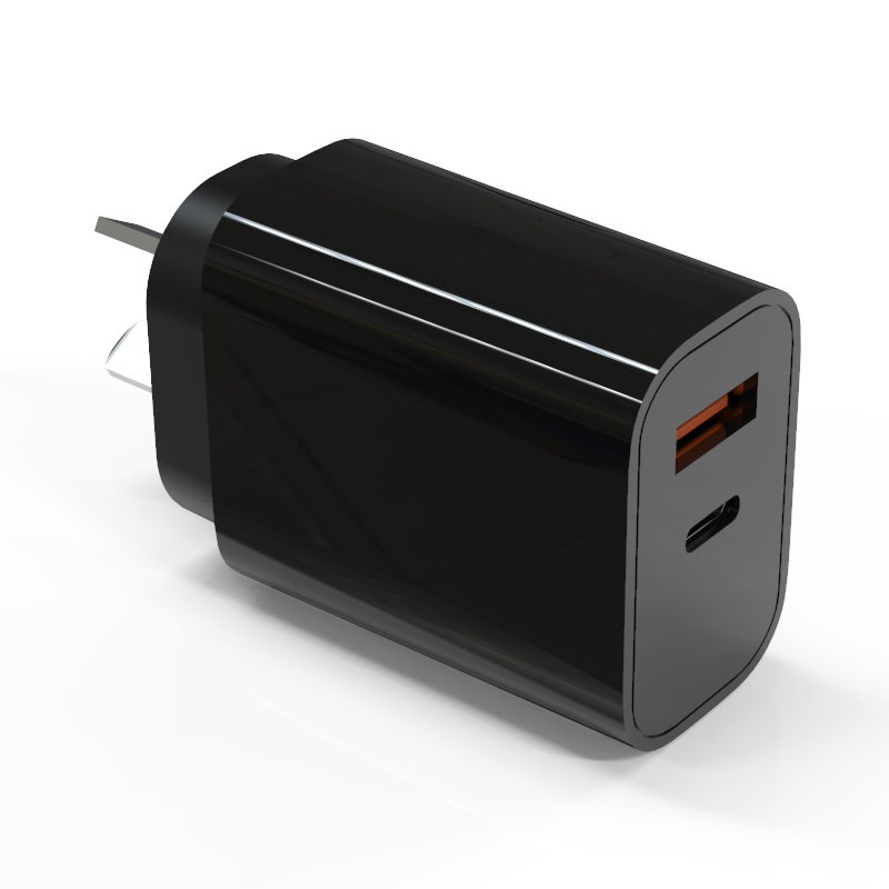 AU Spec PD 20W Fast Charger Customised SAA Certified Dual Port QC3.0 For Apple Sumsung